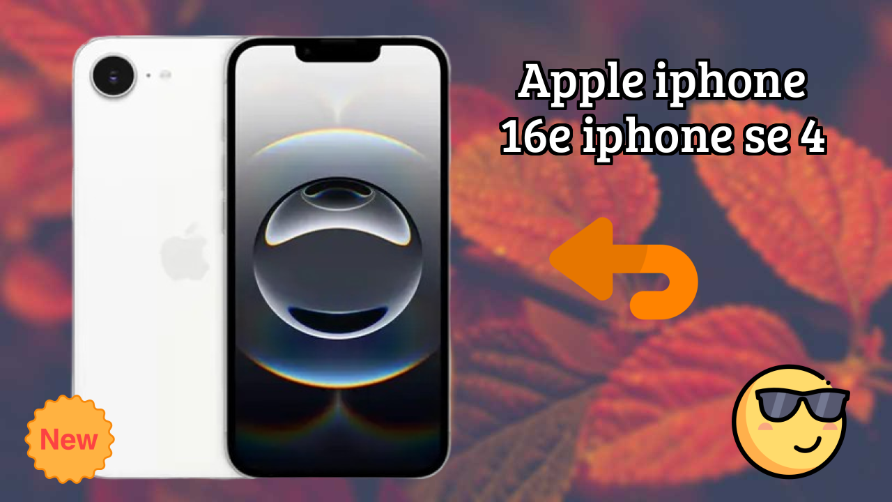 Apple IPhone 16E (iPhone SE 4) डिस्प्ले  डिस्कसन: 6.1 Inches (15.49 Cm) स्क्रीन