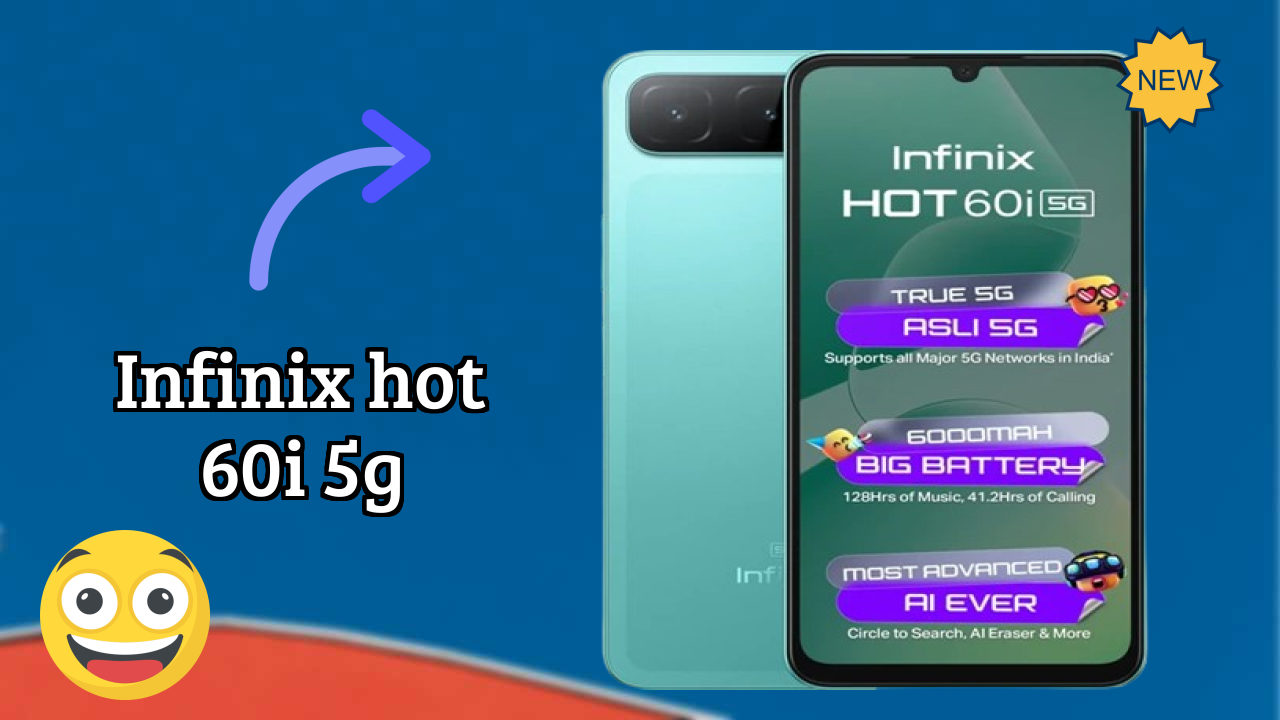 Infinix Hot 60i 5G क़ीमत: ₹9,499 - पूरा  डिस्कसन