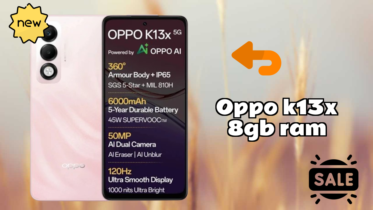 OPPO K13x 8GB RAM गेमिंग बेंचमार्क: MediaTek Dimensity 6300 टेस्ट किया गया