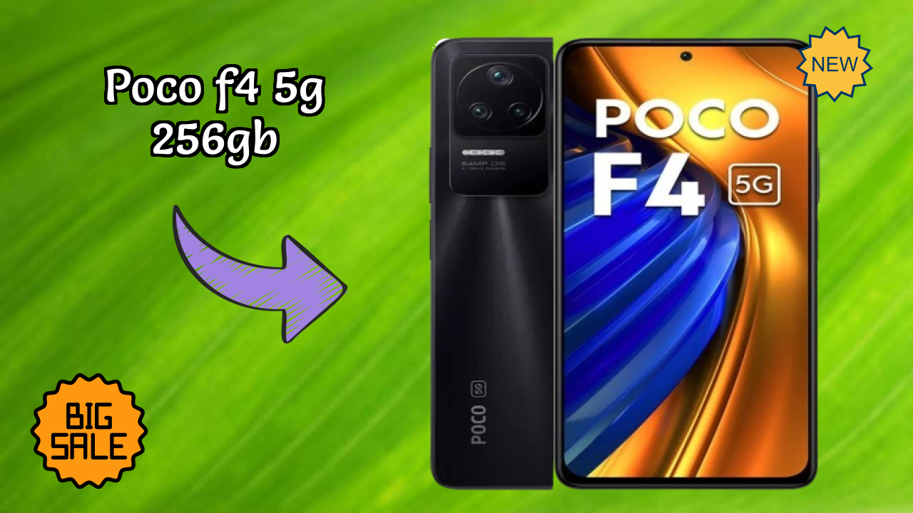 POCO F4 5G 256GB क़ीमत गिरावट अलर्ट: अब ₹33,999 पर