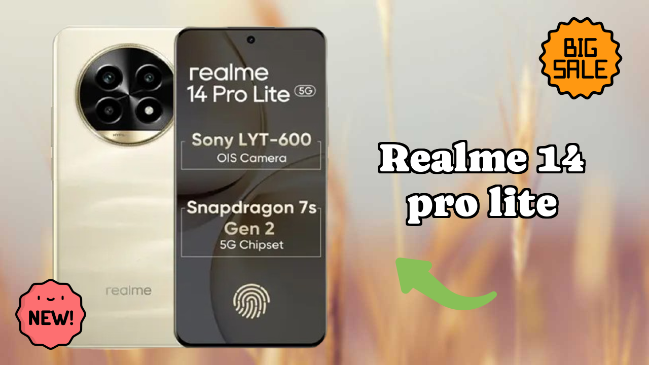₹17,999 पर Realme 14 Pro Lite - अभी उपलब्ध बेस्ट डील