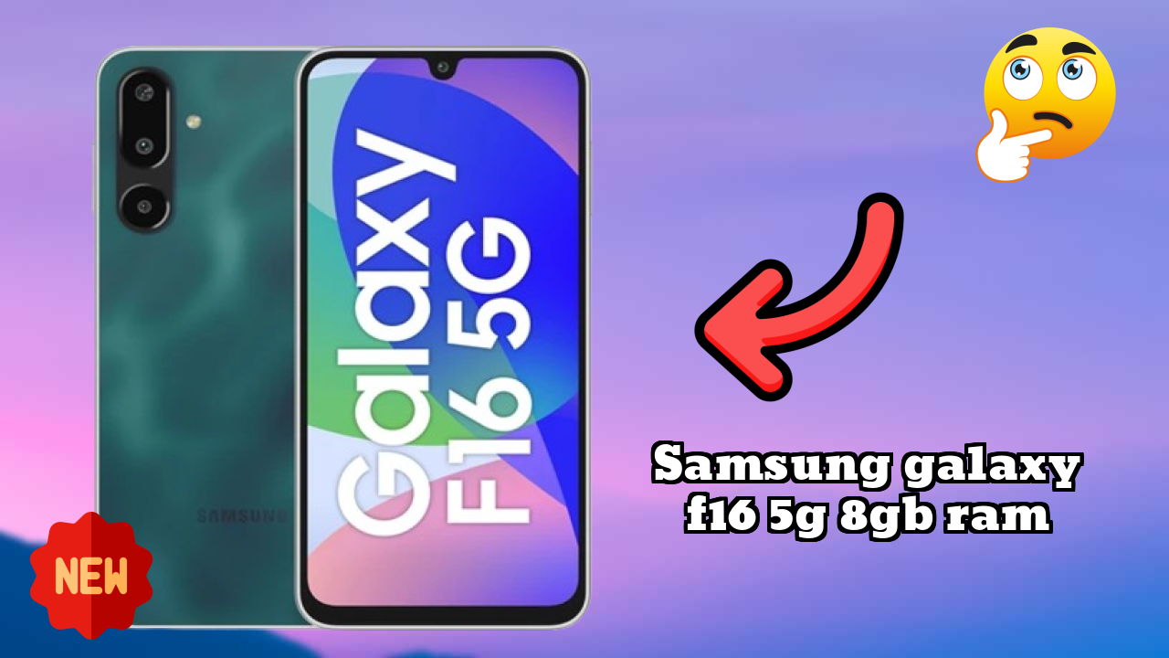 Samsung Galaxy F16 5G 8GB RAM कैमरा क्वॉलिटी: 13 MP Front Camera सेल्फी